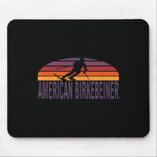 American Birkebeiner Trail Cross Country Ski Wisco Mouse Pad