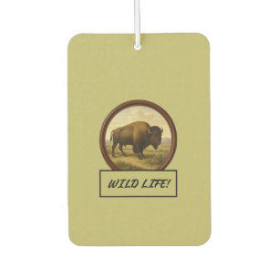 American Bison Dark Khaki Auto/Truck Air Freshener
