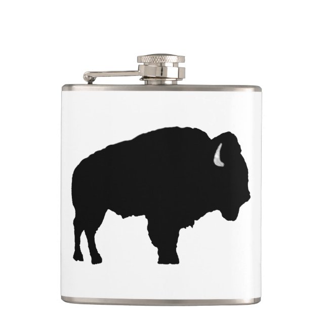 American Bison Hip Flask (Front)