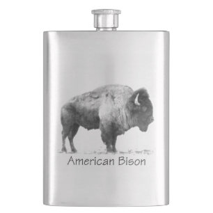 American Bison Hip Flask