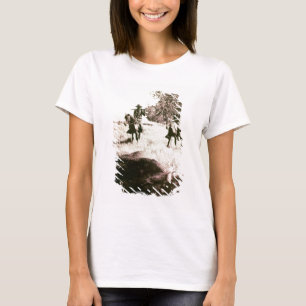 American Bison Hunters (b/w photo) T-Shirt