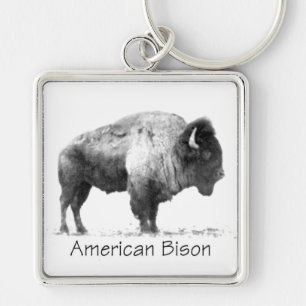 American Bison Keychain