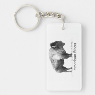American Bison Keychain