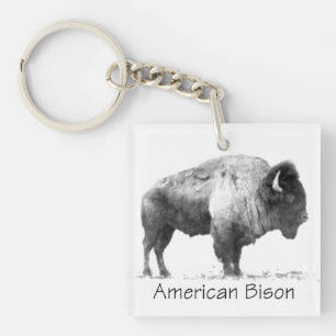 American Bison Keychain