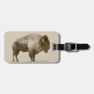 American Bison Luggage Tag