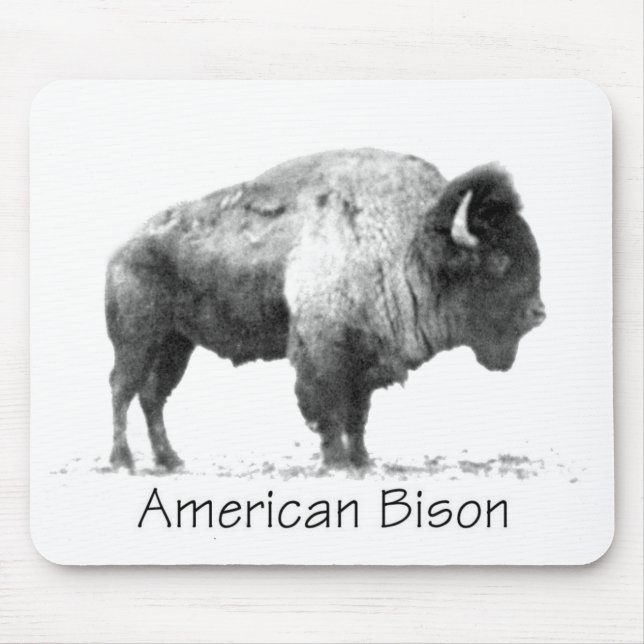 American Bison Mouse Pad (Front)