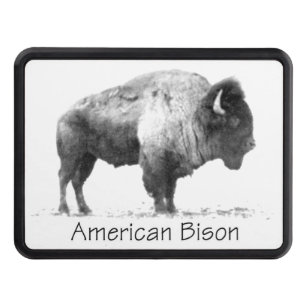 American Bison Trailer Hitch Cover
