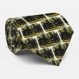 American Black Bear (Ursus Americanus) by Audubon Tie