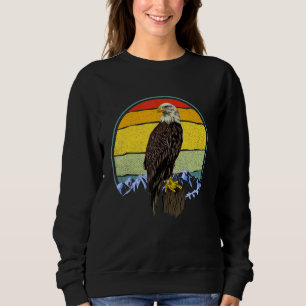 American Blad Eagle Vintage Bird Wildlife Sweatshirt