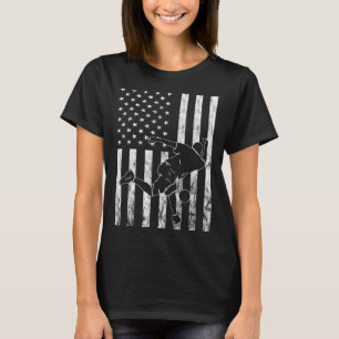 American Bowling Strike Bowler Bowling Pin Bowling T-Shirt