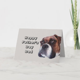 AMERICAN BOXER FATHER'S DAY  CARD