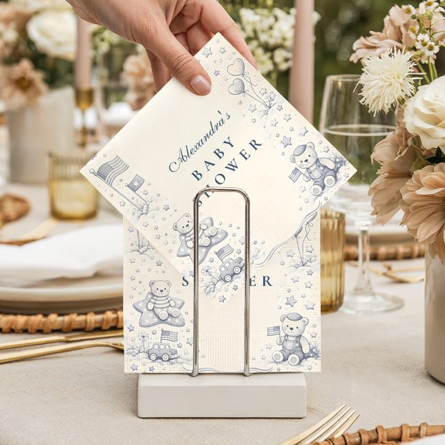 American Boy All American Baby Shower Napkin (Creator Uploaded)