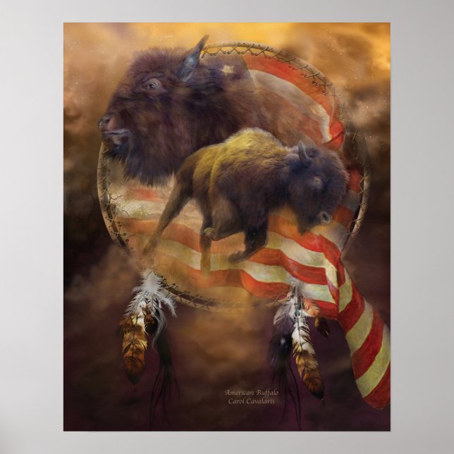 American Buffalo Art Poster/Print Poster (Front)