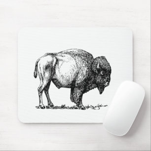 American Buffalo Bison Mouse Pad