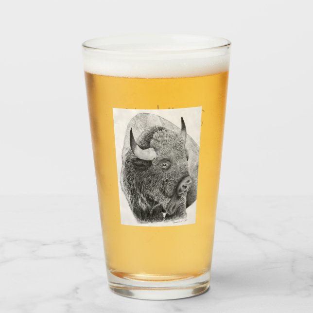 American Buffalo Glass (Front Filled)
