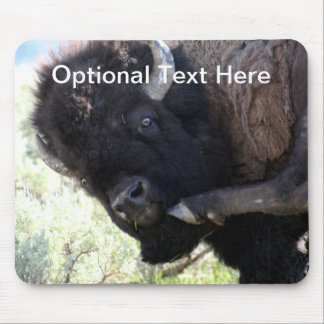 American Buffalo in Yellowstone National Park Mouse Pad