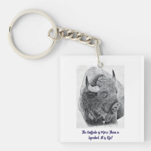 American Buffalo Keychain