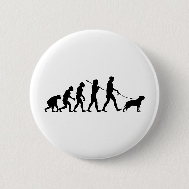 American Bulldog 2 Inch Round Button (Front)