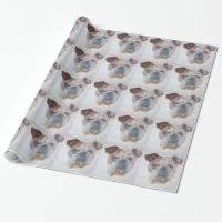 American Bulldog Artistic Pet Portrait