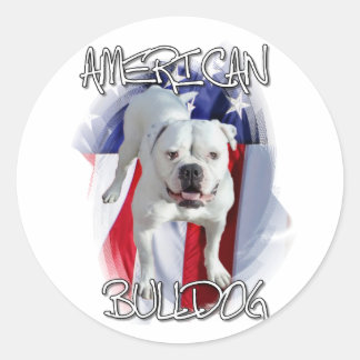 American Bulldog Classic Round Sticker