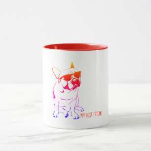 AMERICAN BULLDOG COLOURFUL MUG