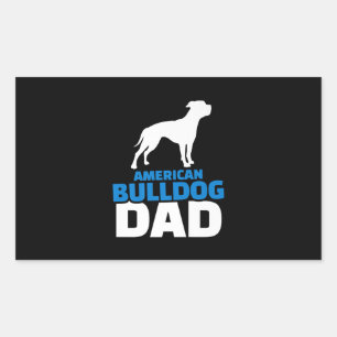 American Bulldog Dad Premium Gift For Bulldog Love Sticker