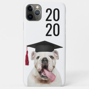 American Bulldog in Grad Cap with Class Year iPhone 11 Pro Max Case