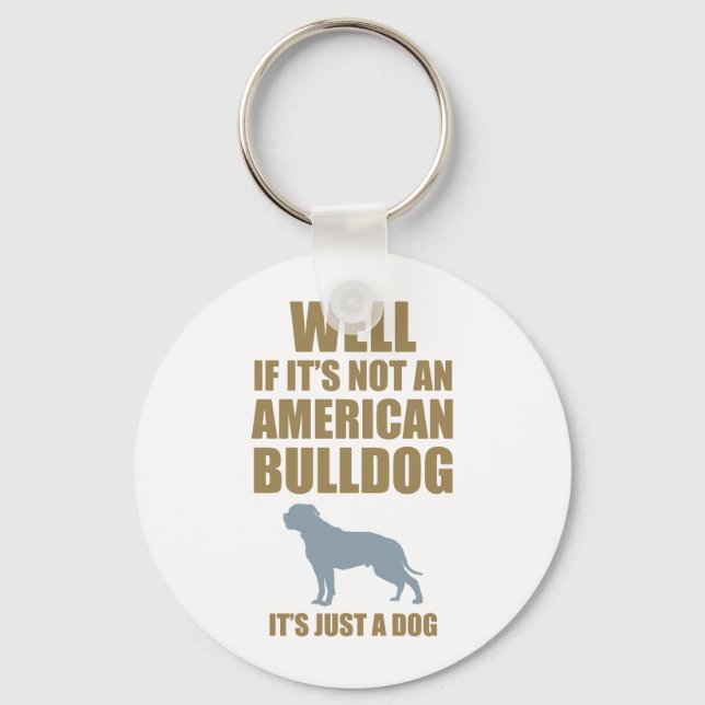 American Bulldog Keychain (Front)