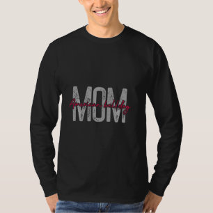American bulldog mom dogs clothing my world colorf T-Shirt