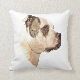 American Bulldog Pillow2 Throw Pillow