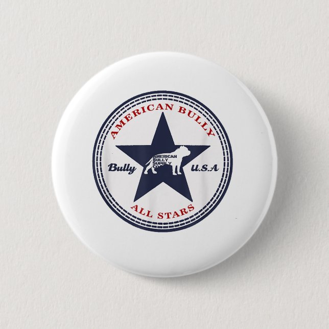 American Bully All Stars Bully U.S.A. 23 2 Inch Round Button (Front)