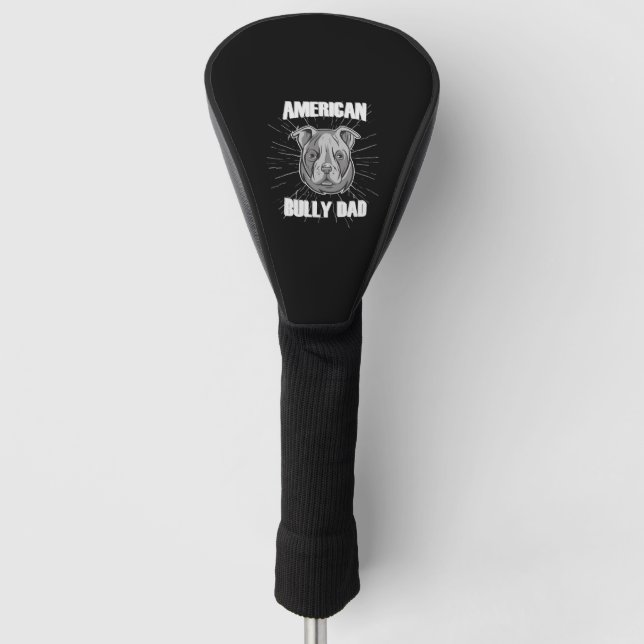 American Bully Dad Golf Head Cover (Front)