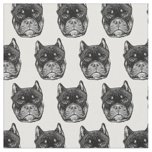 American bully dog craft cotton fabric