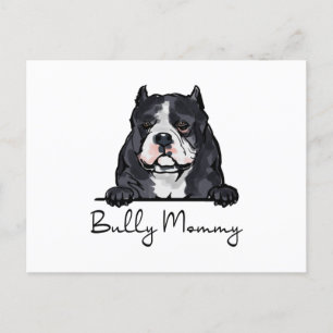 American Bully Dog Mommy Postcard