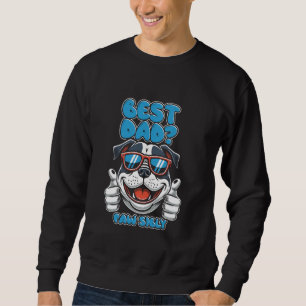 American Bully Father Pet - Dog Breed Best Dad Paw Sweatshirt