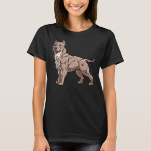American Bully Illustration American Pit Bull Terr T-Shirt