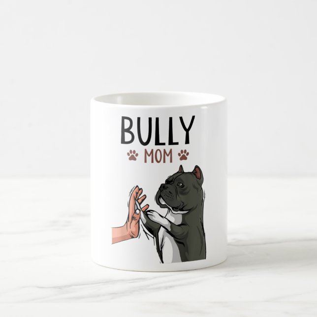 American Bully Mom Cute Dog Coffee Mug (Center)