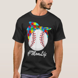 American Bully Mom Messy Bun Hair Glasses Bully Ma T-Shirt