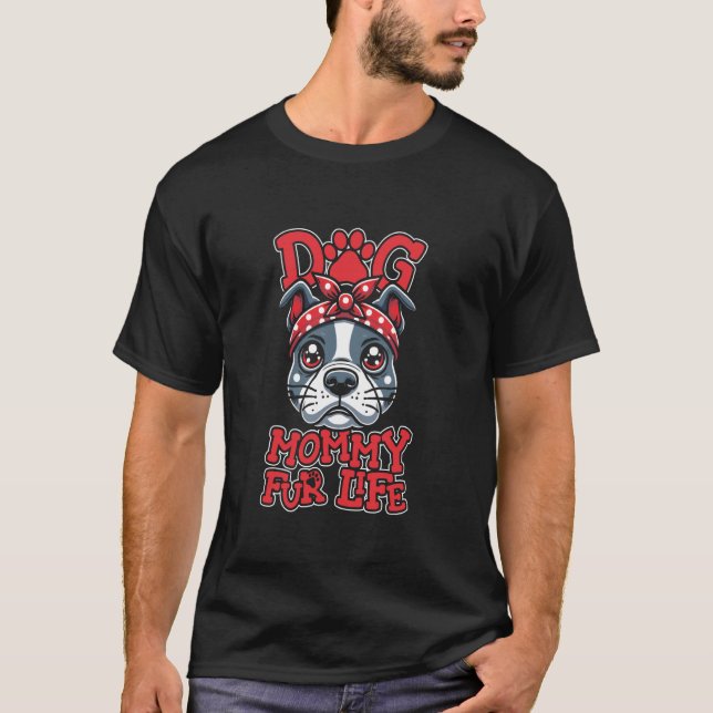 American Bully Mother Pet Breed - Bulldog Dog Mom  T-Shirt (Front)