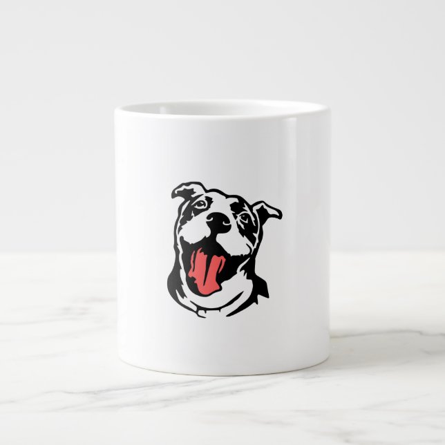 American bully/pitbull large coffee mug (Front)