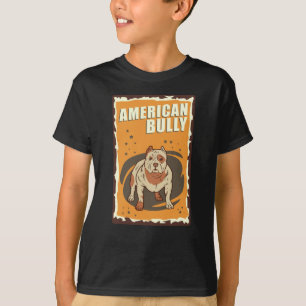 American Bully Retro   Dog Owner American Bullies T-Shirt