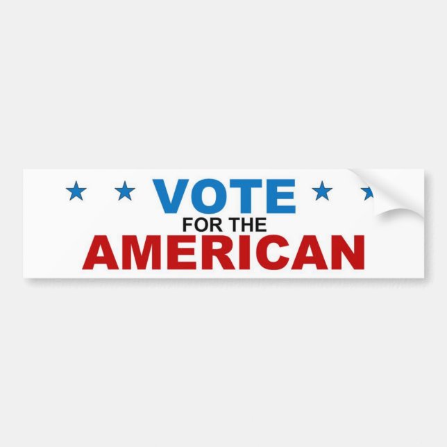 American Bumper Sticker (Front)