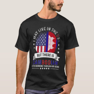 American Cambodian Home in US Patriot American Cam T-Shirt
