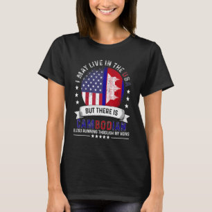 American Cambodian Home in US Patriot American Cam T-Shirt