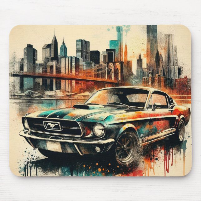 American car mouse pad (Front)