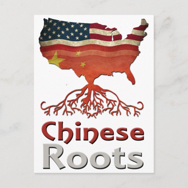 American Chinese Roots Postcard (Front)