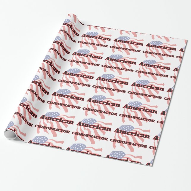 American Chiropractor Wrapping Paper (Unrolled)