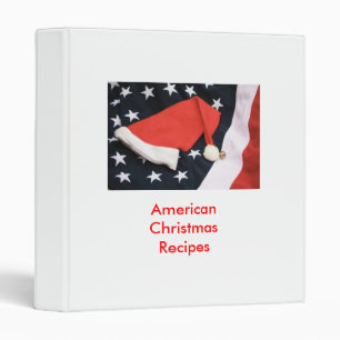 American Christmas Recipes Binder