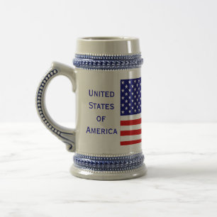 American Citizen Flag Beer Stein by Janz