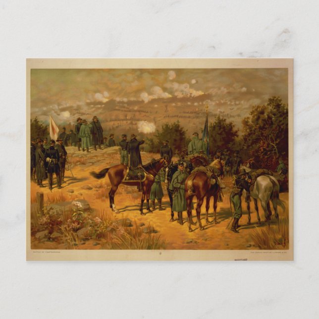American Civil War Battle of Chattanooga Postcard (Front)